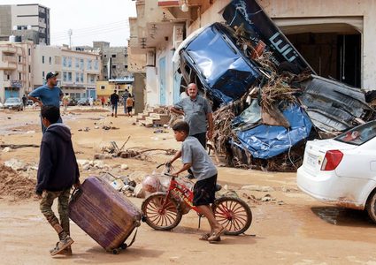 30 ألف مشرد على الأقل إثر كارثة الإعصار في درنة شرق ليبيا