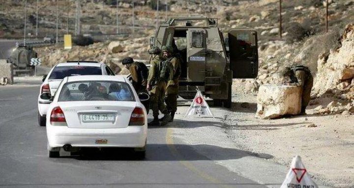 الاحتلال يعرقل تنقل المواطنين شرق نابلس