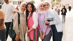 أجواء اليوم الدراسي الثالث للعام الاكاديمي الجديد في جامعة النجاح