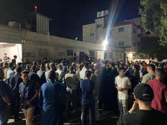 من أحداث الانفجار الذي وقع شرق غزة وخلّف 5 شهداء و25 إصابة.