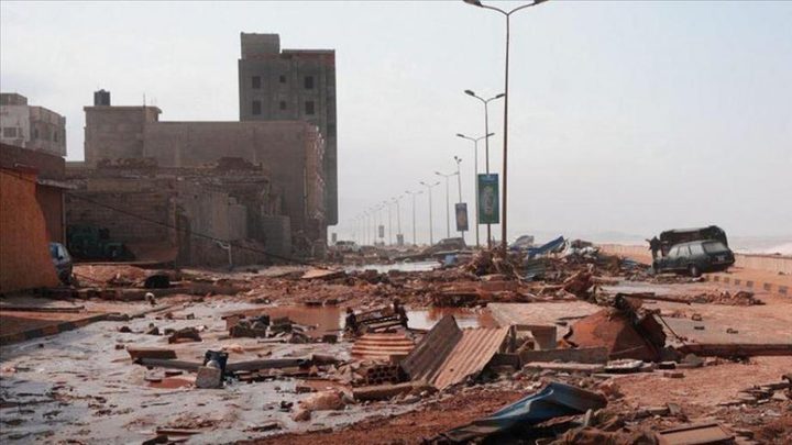ارتفاع حصيلة الضحايا الفلسطينيين جراء الإعصار الذي ضرب ليبيا إلى 23