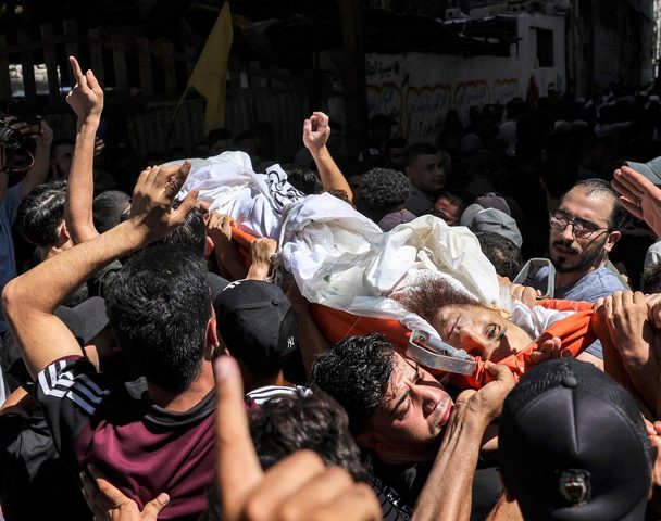 غزة تشيع خمسة شهداء قضوا في حادث عرضي شرق غزة