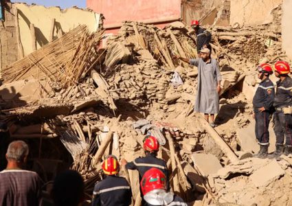 تسجيل ٥٠ الف منزل تضرروا من الزلزال في المغرب