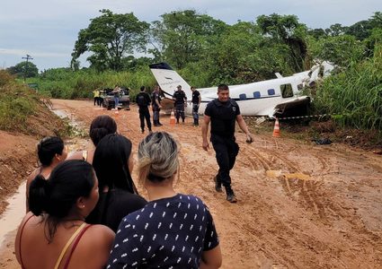 مقتل 14 شخص بتحطم طائرة بالبرازيل