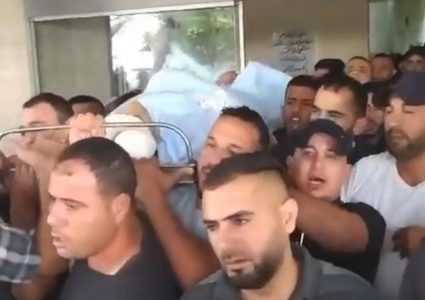 تشييع جثمان الشهيد ضرغام الأخرس