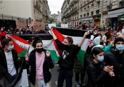 إطلاق حملة لأجل فلسطين بحضور 60 ألف متضامن فرنسي