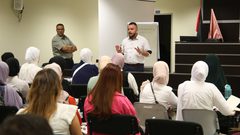 كلية القانون تعقد سلسلة محاضرات لخريجيها من قسم القانون للتحضير لامتحان القبول