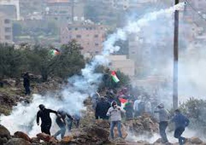 إصابة بالرصاص المعدني خلال مواجهات مع الاحتلال في طانا شرق نابلس