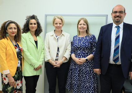 جامعة النجاح تستقبل وفداً من السفارة السويسرية توطيداً لعلاقاتها الدولية