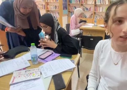 قسم اللغة الفرنسية يتم اليوم جلسة تسجيل لامتحانات DELF /DALF