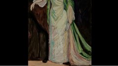 طلاب تصميم الازياء سنة أولى في كلية الفنون الجميلة يبدعون في مادة نظريات الالوان