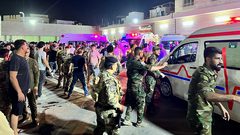 مئة قتيل على الأقلّ في حريق بقاعة للأعراس في شمال العراق