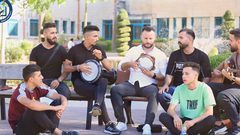 طلبة جامعة النجاح ينشدون في حب الرسول في ذكرى المولد النبوي