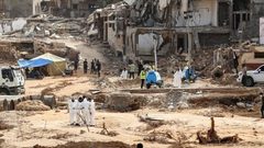 اليونيسف : تحذر من مصير 16 ألف طفل ليبي نازح بسبب الإعصار