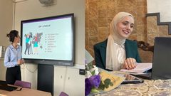 خريجات من قسم اللغة الفرنسية في النجاح يتألقن في الصحافة والذكاء الاصطناعي