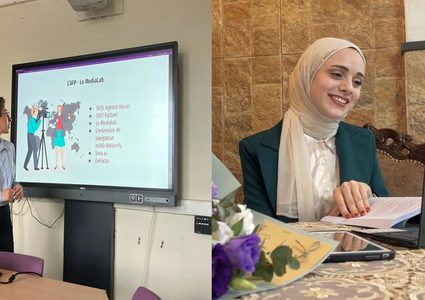 خريجات من قسم اللغة الفرنسية في النجاح يتألقن في الصحافة والذكاء الاصطناعي