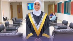 شاهد.. منح رسالة الماجستير للطالبة "عبير أبو شعيب" من جامعة النجاح