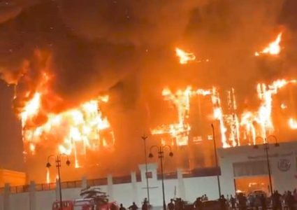 مصر: 25 جريحا على الأقل جراء حريق هائل في مقر مديرية الأمن في الإسماعيلية
