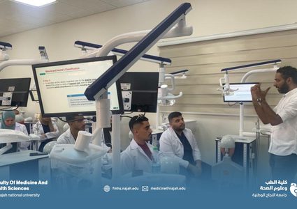 جانب من محاضرة طب الأسنان التحفظي بإشراف د. حسن حشاش