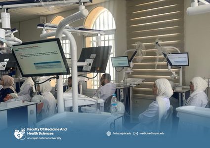 جانب من محاضرة طب الأسنان التحفظي بإشراف د. حسن حشاش