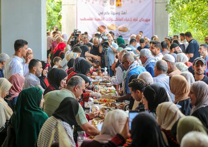 غزة.. إحياء يوم التراث الوطني بالمأكولات الشعبية