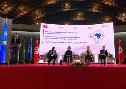 الديك يشارك في المؤتمر العربي الإفريقي للعلوم والتكنولوجيا للحد من مخاطر الكوارث