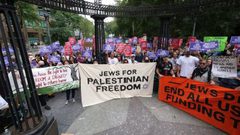 منظمات طلابية في جامعة هارفارد تدين العدوان الاسرائيلي على الفلسطينين