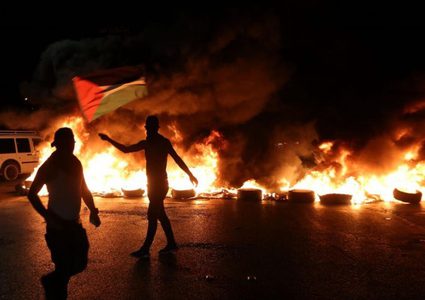 مواجهات مع قوات الاحتلال في عايده شمال بيت لحم