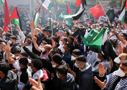 تشيلي والبرازيل تتظاهران دعما لفلسطين في وجه العدوان الإسرائيلي