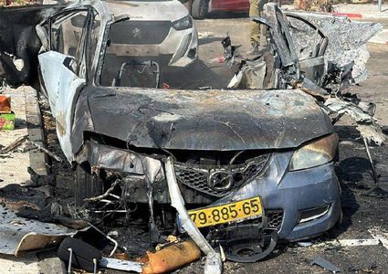 مستوطن "سيدروت" بعد قصفها من قبل المقاومة