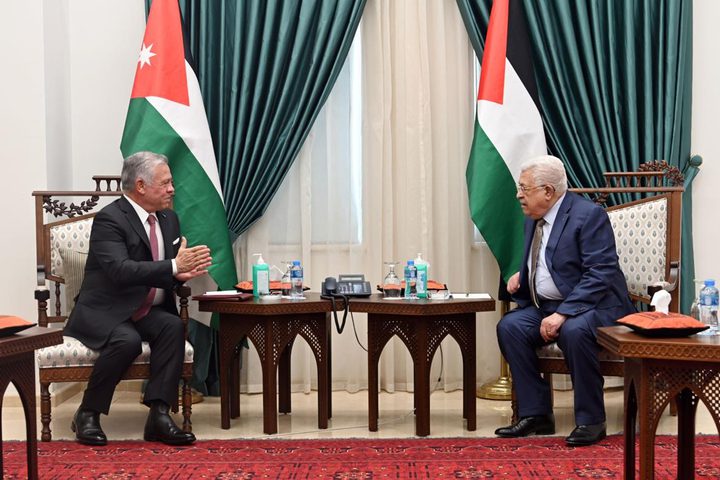 الرئيس يبحث مع العاهل الأردني سبل وقف العدوان على شعبنا