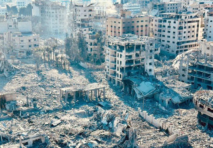 لقطات توثق أحياء سكنية دمرت بأكملها في غزة بعد الغارات الإسرائيلية
