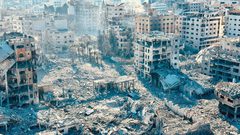 لقطات توثق أحياء سكنية دمرت بأكملها في غزة بعد الغارات الإسرائيلية
