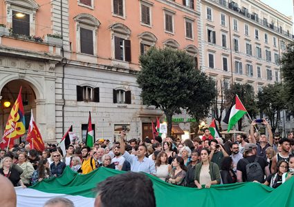 الآلاف يتظاهرون في روما تنديدا بالعدوان الإسرائيلي على شعبنا