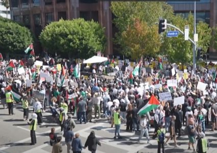 تظاهرات في لوس أنجلوس دعمًا لفلسطين