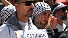 مظاهرة كبيرة في مدينة سيدني الأسترالية، رفضًا للحرب الإسرائيلية على قطاع غزة وقت