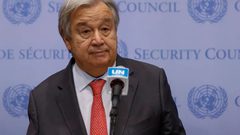 غوتيريش يحذر من أن الشرق الأوسط بات "على شفير الهاوية"