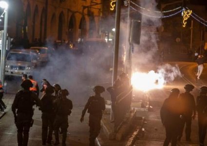 إصابة شاب بالرصاص خلال مواجهات مع الاحتلال في جماعين جنوب نابلس