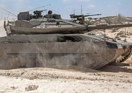 حزب الله يستهدف دبابة إسرائيلية