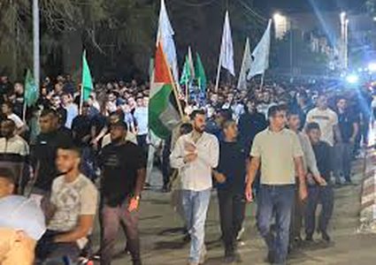 مسيرة جماهيرية في طوباس تنديدا بمجازر الاحتلال في غزة