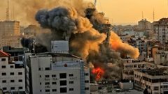 الاحتلال يقصف أربعة أبراج سكنية في منطقة الزهراء بغزة