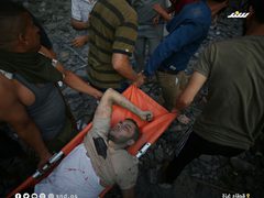 مشاهد من انتشال المصابين من تحت الأنقاض نتيجة القصف الإسرائيلي