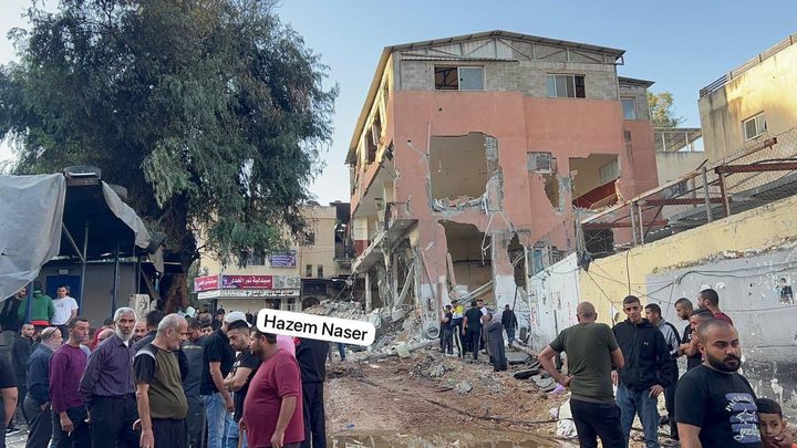 جماهير شعبنا تشيع جثامين ١٠ شهداء من مخيم نور شمس
