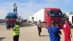 قافلة مساعدات ثانية تدخل القطاع