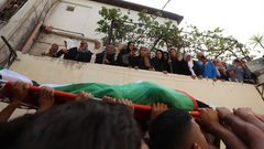 تشييع جثماني الشهيدين في زواتا، محمد أبو زر وجهاد صالح