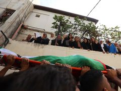تشييع جثماني الشهيدين في زواتا، محمد أبو زر وجهاد صالح