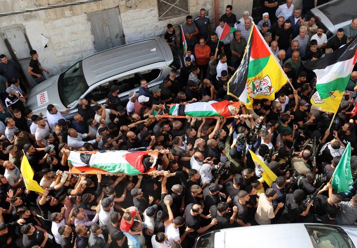 تشييع جثماني الشهيدين في زواتا، محمد أبو زر وجهاد صالح