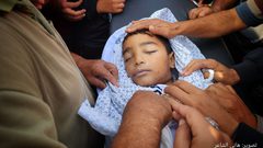 وداع عشرات الشهداء الذين ارتقوا في غارات الاحتلال على خانيونس الليلة الماضية