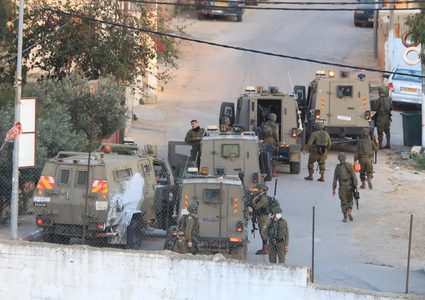 الاحتلال يقتحم المنطقة الشرقية من مدينة نابلس