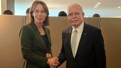 المالكي يطلع نظيرته الهولندية على عدوان الاحتلال المتواصل على شعبنا